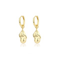 Minimalist 925 Silver Chunky Earring 18K gold Plated